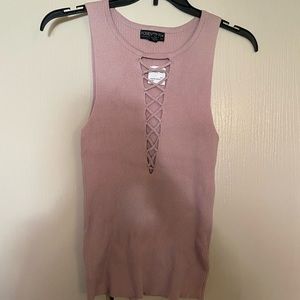NWT Women’s caged chest sleeveless top